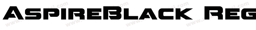 AspireBlack Regular字体转换